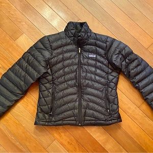 Patagonia Black Down Sweater Coat